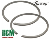 Поршневые кольца Hyway D49x1.5 для мотобуров St BT 360, Хивей (PR000012)